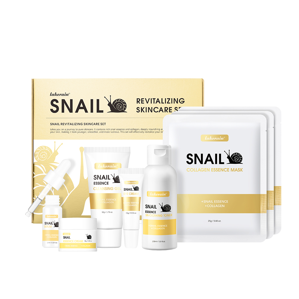 Snail Cream Gel - مجموعة العناية بالبشرة المرطبة بخلاصة الحلزون