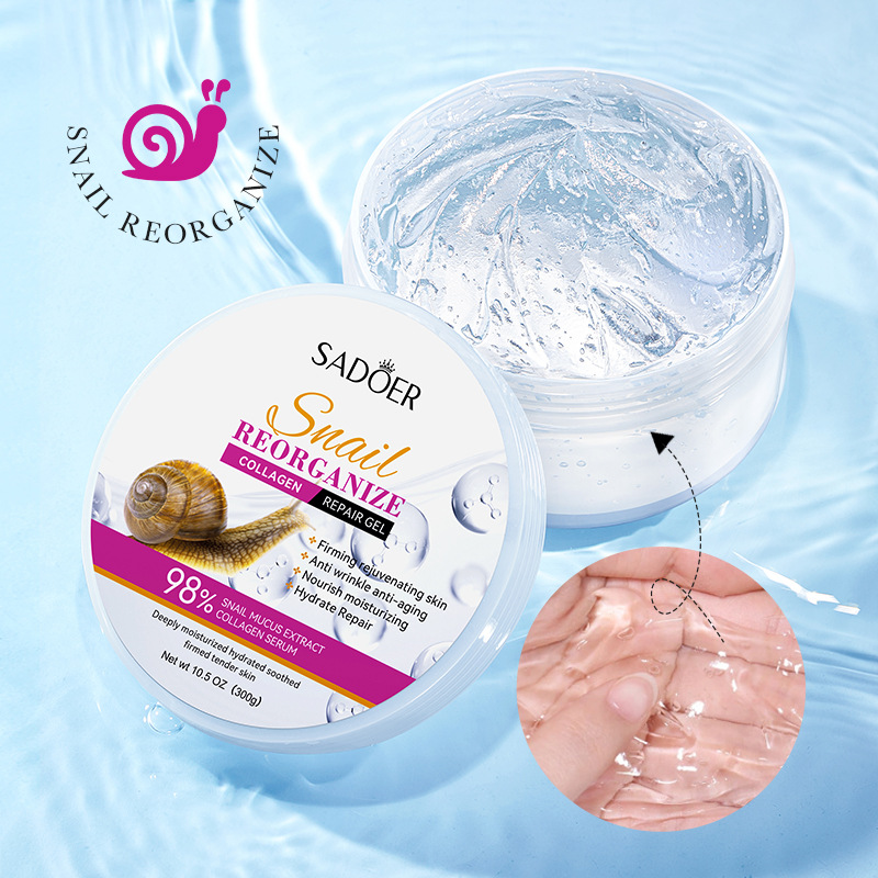 Snail Cream Gel - SADOER الحلزون الكولاجين كريم وجه جل