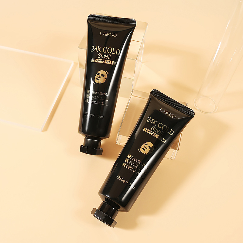 LAIKOU 24K الذهب ساكورا تقشير  - مراجعة Snail Cream Gel وسعره